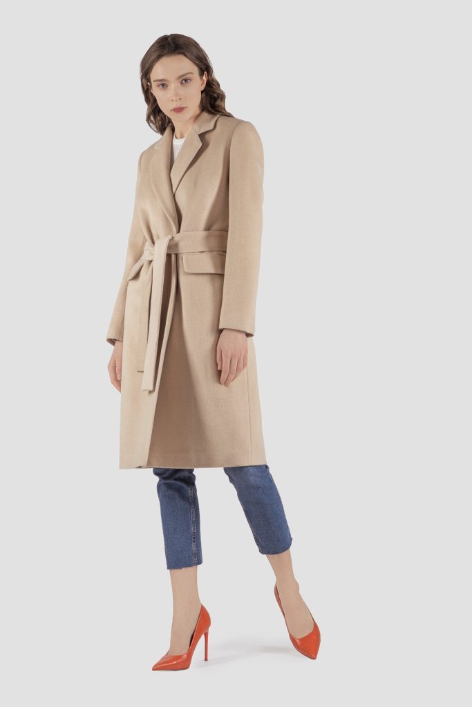 Зимнее пальто-кимоно